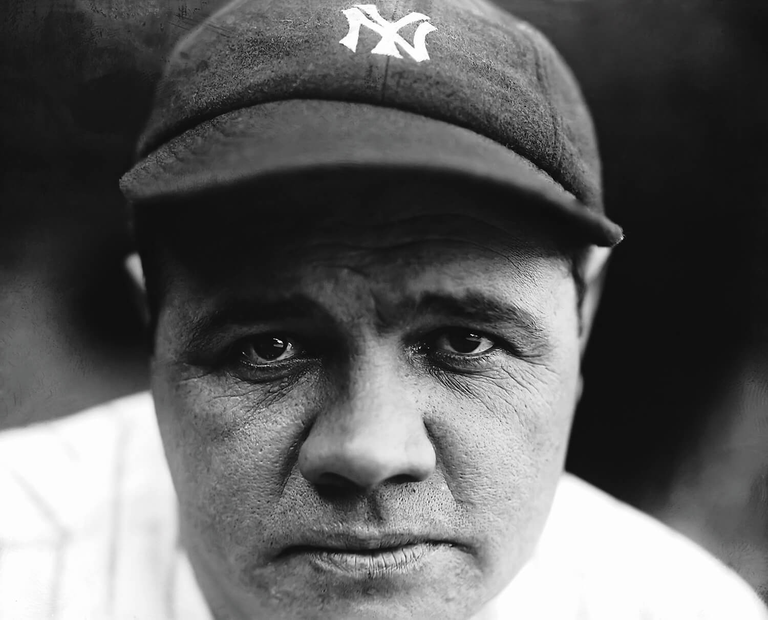 Babe Ruth Red Sox Ff Portrait by Transcendental Graphics