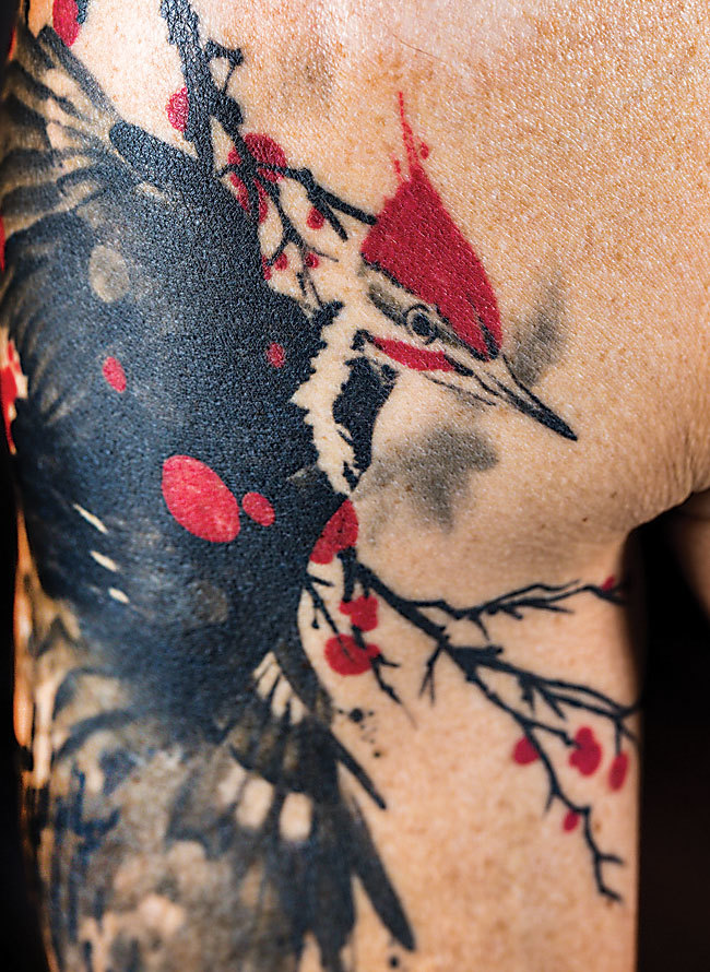 25 Amazing Woodpecker Tattoos with Meanings  Body Art Guru