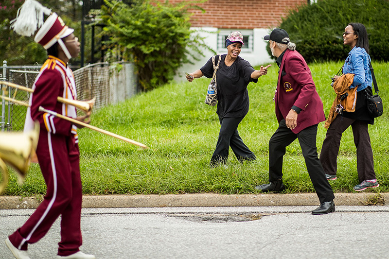 Dunbar High School band director brings show style marching to