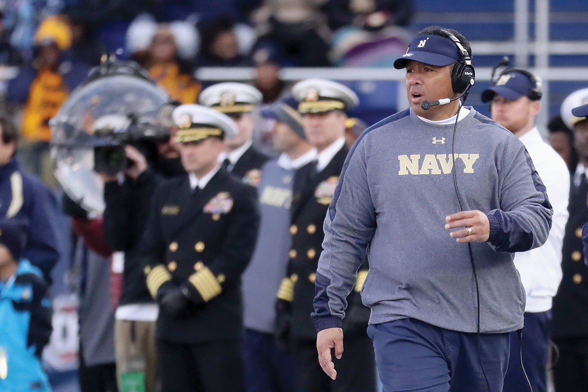 Navy Football Coach Has Found A Home In Annapolis