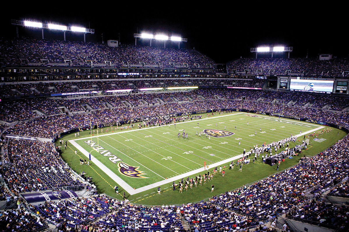 Then and Now: Stadiums - Baltimore Magazine