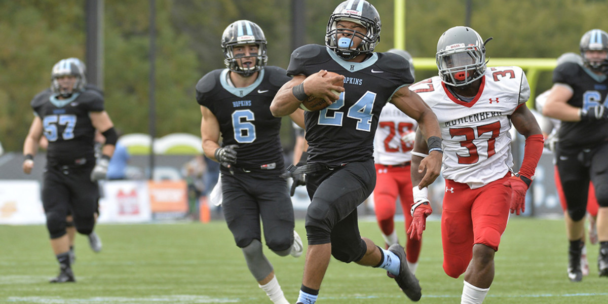 Undefeated Johns Hopkins Football Team Advances in Tournament