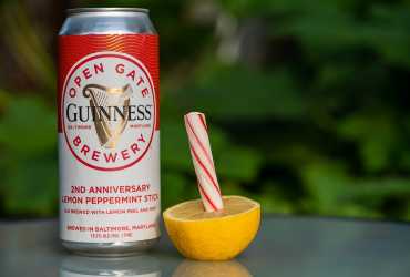  The 2nd Anniversary Lemon Peppermint Stick Golden Ale is set to debut this weekend. Guinness Open Gate Brewery 
