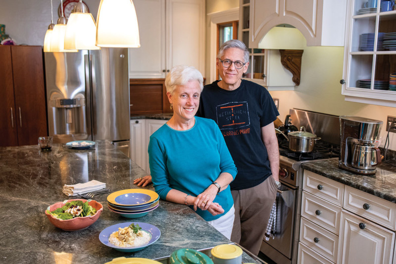In The Kitchen With Ann And Ed Berlin Of Ivy Book The Ivy Book Owners Ann And Ed Berlin In Lovingly Red Kitchen Of Their 1905 Roland Park Home Christopher Myers
