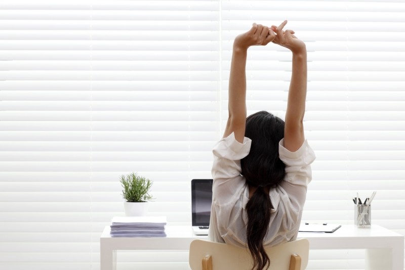Simple Desk Stretches To Power Through The Workday