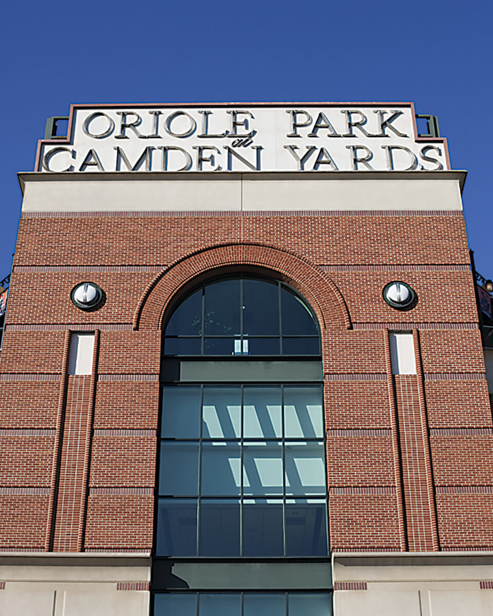 Oriole Park at Camden Yards, Camden Station, B&O Railroad Warehouse in  Baltimore